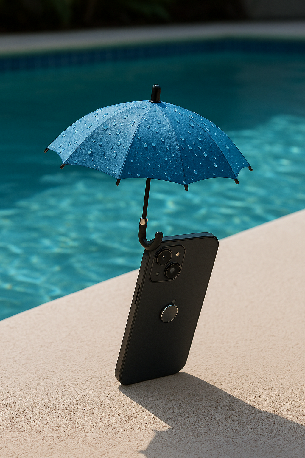 Parapluie magnétique pour téléphone